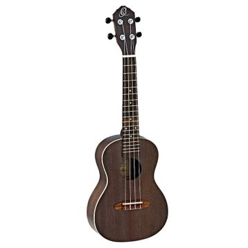Ortega Rucoal Concert Thru Black Ukulele