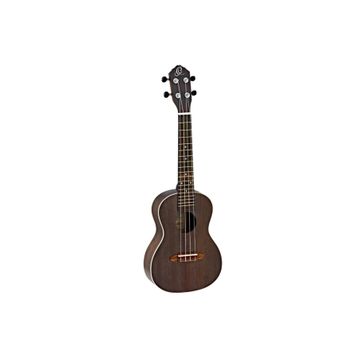 Ortega Rucoal Concert Thru Black Ukulele