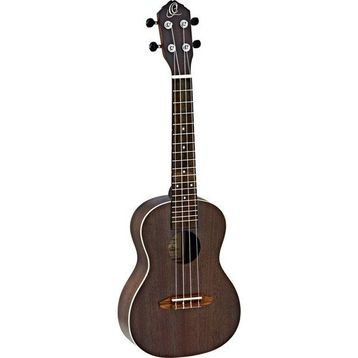 Ortega Rucoal Concert Thru Black Ukulele