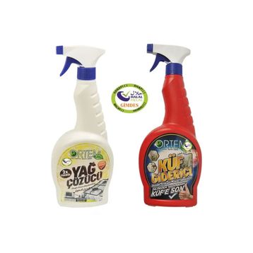 Ortem 750 ml Yağ Sökücü+ 750 ml Küf Temizleyici