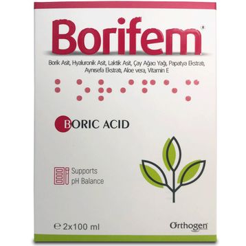Orthogen Borifem 200 ml Vajinal Duş Jeli