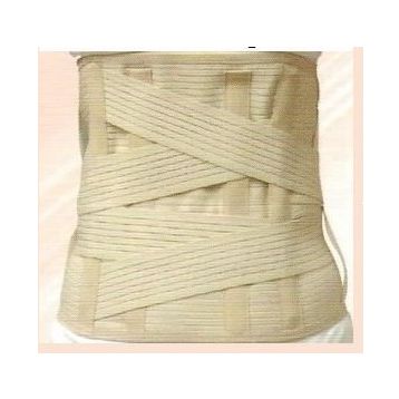 Ortholand ML-0557 Lumbosakral 26 cm Bedensiz Misineli Kumaş Çelik Balenli Korse