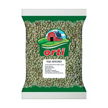 Orti 1 kg Yeşil Mercimek