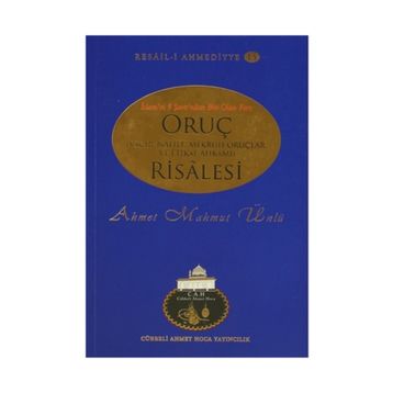 ORUÇ RISALESI - AHMET MAHMUT ÜNLÜ