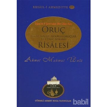 ORUÇ RISALESI - AHMET MAHMUT ÜNLÜ