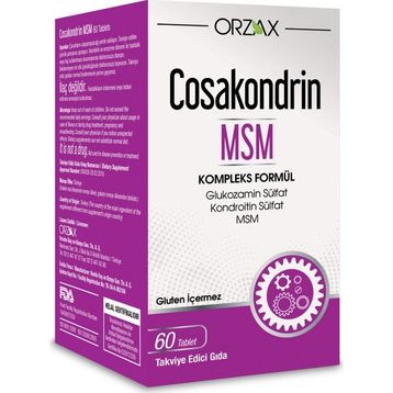 Orzax Cosakondrin MSM 60 Tablet