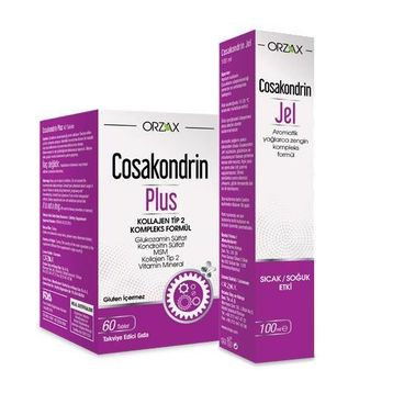 Orzax Cosakondrin Plus 60 Tablet + Cosakondrin 100 ml Jel