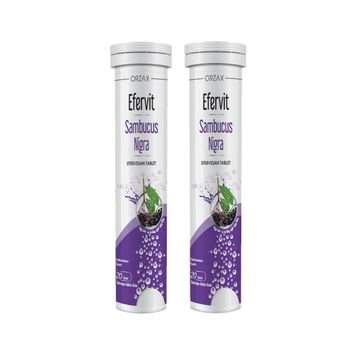 Orzax Efervit Sambucus Nigra 20 Efervesan Tablet