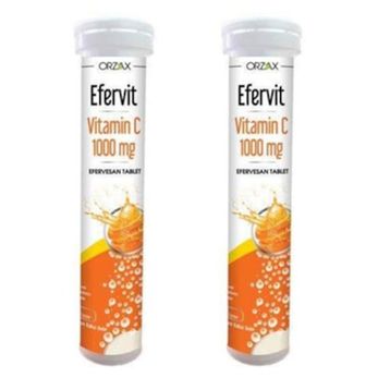 Orzax Efervit Vitamin C 1000 mg 20 Efervesan Tablet