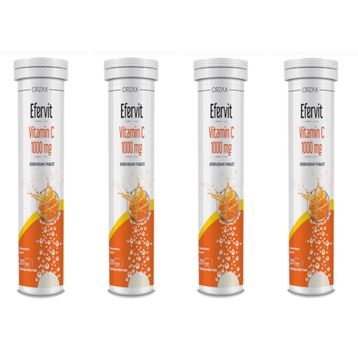 Orzax Efervit Vitamin C 1000 mg 4x20 Efervesan Tablet