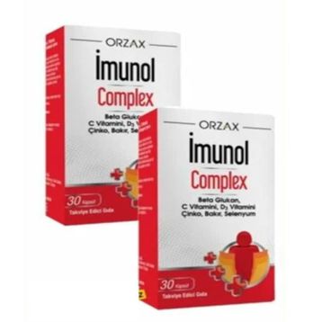 Orzax İmunol Complex 2x30 Kapsül