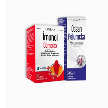 Orzax İmunol Complex 30 Kapsül + Ocean Pelumcka 20 ml Damla