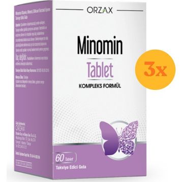 Orzax Minomin 3x60 Tablet