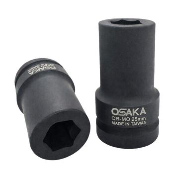 Osaka 25 mm Altı Köşe Havalı Derin Lokma