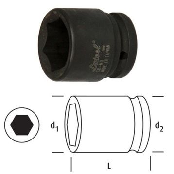 Osaka Tool LN12S19 1/2 inç 19 mm Havalı Lokma