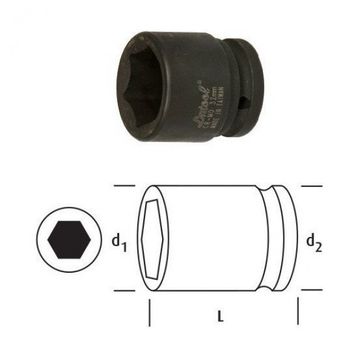 Osaka Tool LN34S60 3/4 inç 60 mm Havalı Lokma