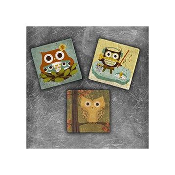 Oscar Stone Decor MG-028 3'lü Doğal Taş Magnet