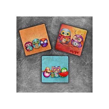 Oscar Stone Decor MG-036 3'lü Doğal Taş Magnet