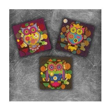 Oscar Stone Decor MG-039 3'lü Doğal Taş Magnet