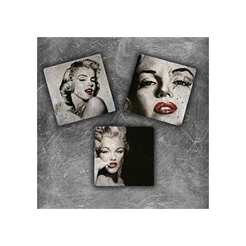 Oscar Stone Decor MG-048 3'lü Doğal Taş Magnet