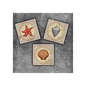 Oscar Stone Decor MG-141 3'lü Doğal Taş Magnet