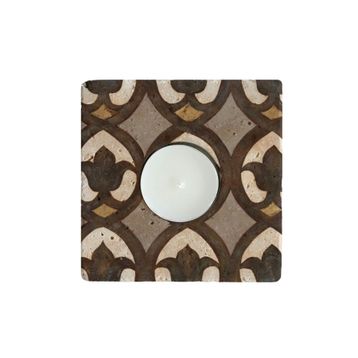 Oscar Stone Decor ML-010 Doğal Taş Mumluk
