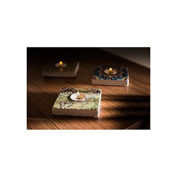 Oscar Stone Decor ML-014 Doğal Taş Mumluk