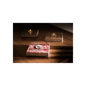 Oscar Stone Decor ML-025 Doğal Taş Mumluk