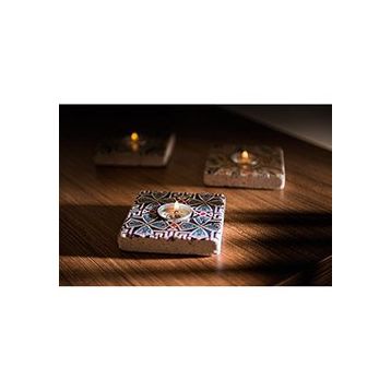 Oscar Stone Decor ML-038 Doğal Taş Mumluk