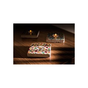Oscar Stone Decor ML-045 Doğal Taş Mumluk