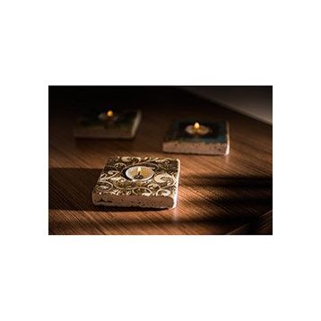 Oscar Stone Decor ML-099 Doğal Taş Mumluk