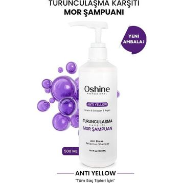 Oshine Professional Silver 500 ml Mor Şampuan