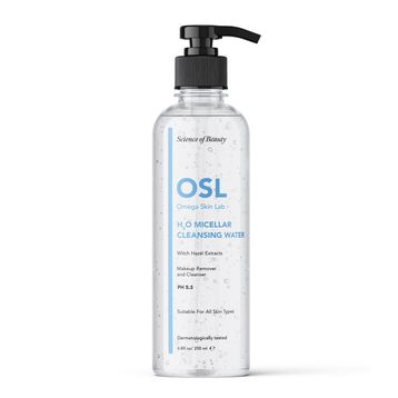 Osl Omega Skin Lab H2O Micellar Cleanser Water 200 ml Makyaj ve Yüz Temizleme Suyu