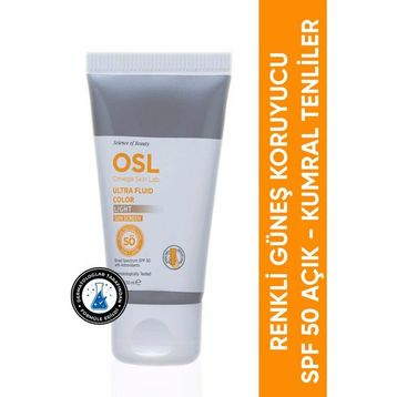 Osl Omega Skin Lab Ultrafluid Light 50 ml Yağlı ve Karma Ciltler için SPF50 Güneş Koruyucu Krem