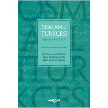 Osmanlı Türkçesi Akçağ Yayınları