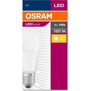 Osram 13 W Sarı Klasik E27 Duy 3'lü Led Ampul