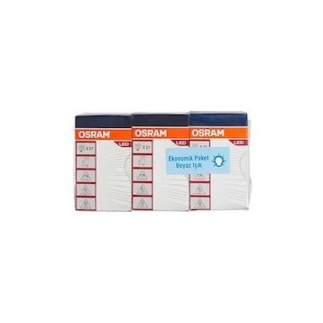 Osram 470 LM E27 Beyaz Işık 3'lü Led Ampul