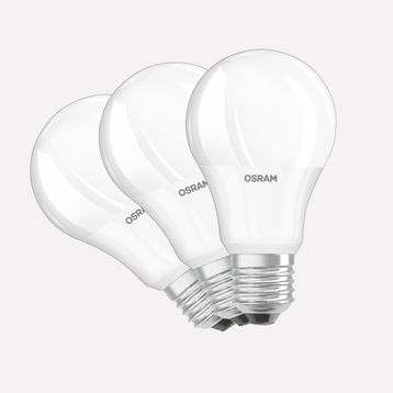 Osram 6 W Sarı Klasik E27 Duy 3'lü Led Ampul