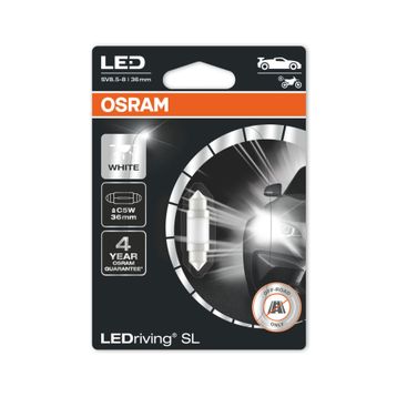 Osram 6418WP.01B Ledriving SL C5W 36 mm 6000K Beyaz Işık Sofit Led