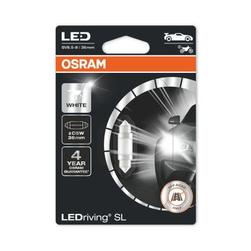 Osram 6418WP.01B Ledriving SL C5W 36 mm 6000K Beyaz Işık Sofit Led