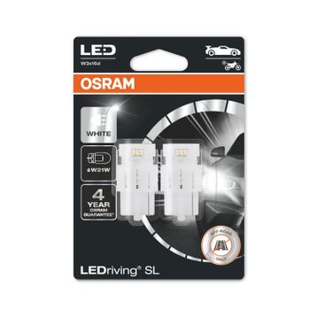 Osram 7505DWP 12V 1 Takım 2 Adet T20 Dipsiz Tek Devreli Beyaz Led Ampul