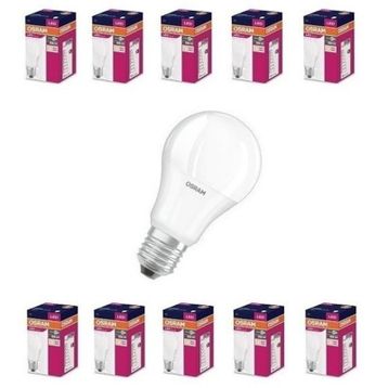 Osram 8.5W E27 Beyaz Işık 6500K 10'lu Led Ampul