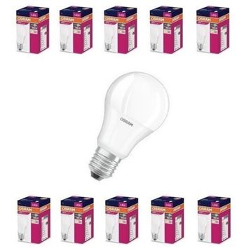 Osram 8.5W E27 Beyaz Işık 6500K 10'lu Led Ampul