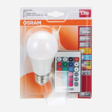 Osram 9 W Uzaktan Kumandalı Sarı Beyaz Klasik E27 Duy Led Ampul