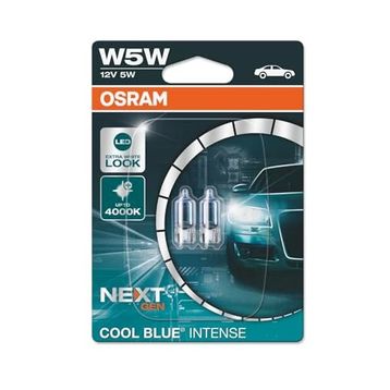 Osram Cool Blue Intense Nex Gen T10 4000K 2'li Set Beyaz Işık Park Ampulü