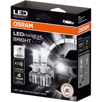 Osram H7 %300 Bright 19W-12V Xenon Led