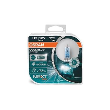 Osram H7 Cool Blue Intense Next Gen 2 Adet 5000K Beyaz Işık
