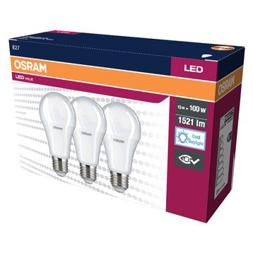 Osram Klasik 13 W Beyaz Klasik E27 Duy 3'lü Led Ampul