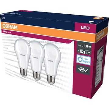 Osram Klasik 13 W Beyaz Klasik E27 Duy 3'lü Led Ampul