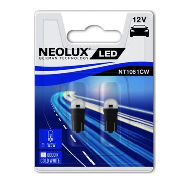 Osram Neolux W5W T10 Dipsiz Led Tavan İkili Paket Park Plaka Led Ampülü